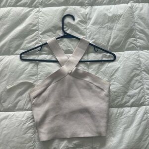 Babaton Sculpt Knit Criss Cross Tank